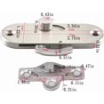 thumbnail image 4 of Degree Tumbler gate Lock gate Lock Screen Sliding barn Door Lock for Door and Window Security/Privacy ( Locks), 4 of 7