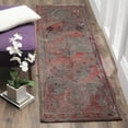 thumbnail image 3 of SAFAVIEH Vintage Oushak Serenity Floral Bordered Runner Rug, Red, 2'3" x 8', 3 of 10