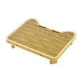 thumbnail image 4 of Milaget Cat Litter Box Ramp Lightweight Easy to Clean Elevated Sturdy Cat Litter Mat Yellow, 4 of 9