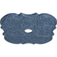 thumbnail image 3 of 29"OD x 3 5/8"ID x 1 3/8"P Flower Ceiling Medallion (Fits Canopies up to 6 1/4"), Hand-Painted Americana Crackle, 3 of 6
