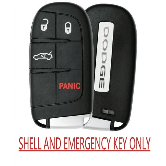4B Replacement for Dodge 2014 - 2022 Models Smart Key Fob Shell Case M3N40821302 VLS