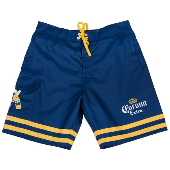 Corona Extra Crossed Bottles Board Shorts-Large