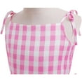thumbnail image 3 of Girls Barbiiiie Pink Costume Dress Movie Cosplays Outfits Kids Halloween Party Dress Up, 3 of 8