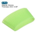 thumbnail image 3 of Uxcell Silicone Protective Anti-slip Bottom Mug Cup Sleeve Water Bottle Boot Green 4 Pack, 3 of 5