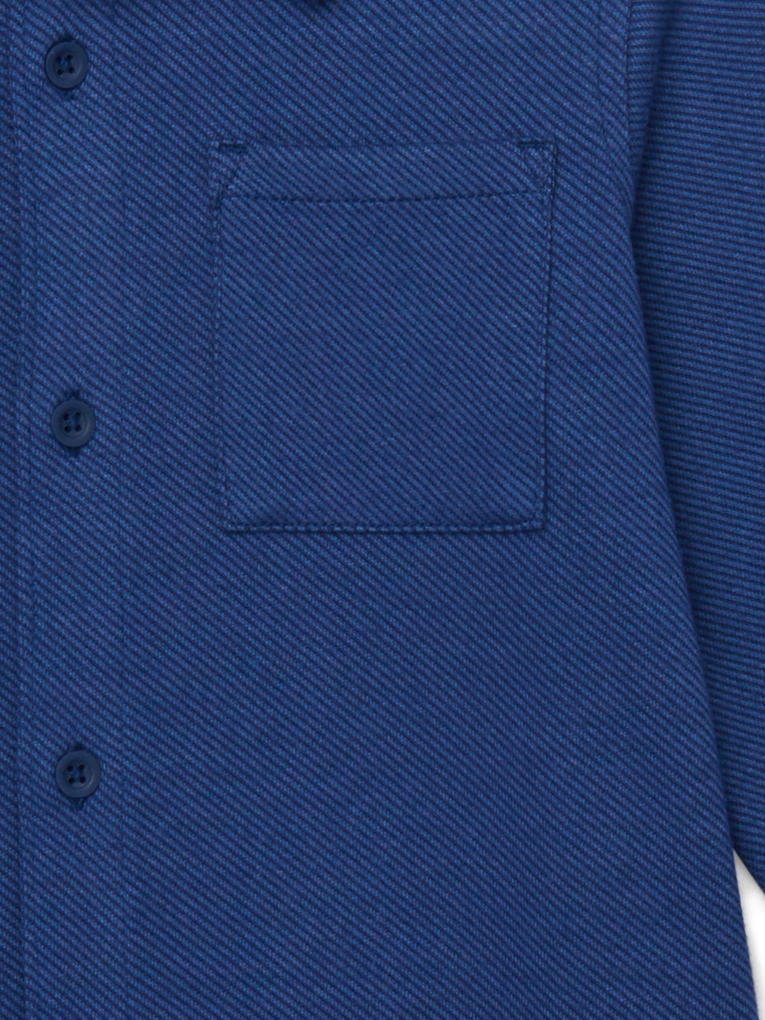 Wonder Nation Little Boys' Long Sleeve Button-down Shirt, Sizes 4-10