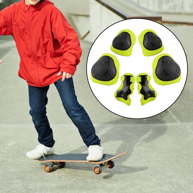 Conjunto de equipo de protección para , rodilleras para codo de muñeca para patinaje en , shamjiam Almohadillas protectoras para niños