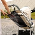 thumbnail image 1 of Bolsillo de red de malla para carrito de bebé, red de compras para cochecitos, bolsillo de malla en la parte trasera para biberón., 1 of 5