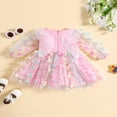 thumbnail image 2 of Robe de Princesse pour Bébé Fille, Élégante, Papillon, Manches Longues, Robe de Fête pour Tout-Petit, 2 of 7