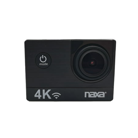 UPC: 0840005016930 | Naxa NDC-410 Digital Camcorder  2  Screen  CMOS  4K  Shiny Black
