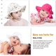 thumbnail image 5 of Baby Girl Sun Hat with UPF 50+ Outdoor Adjustable Beach Hat with Wide Brim Bucket Hats, 5 of 5