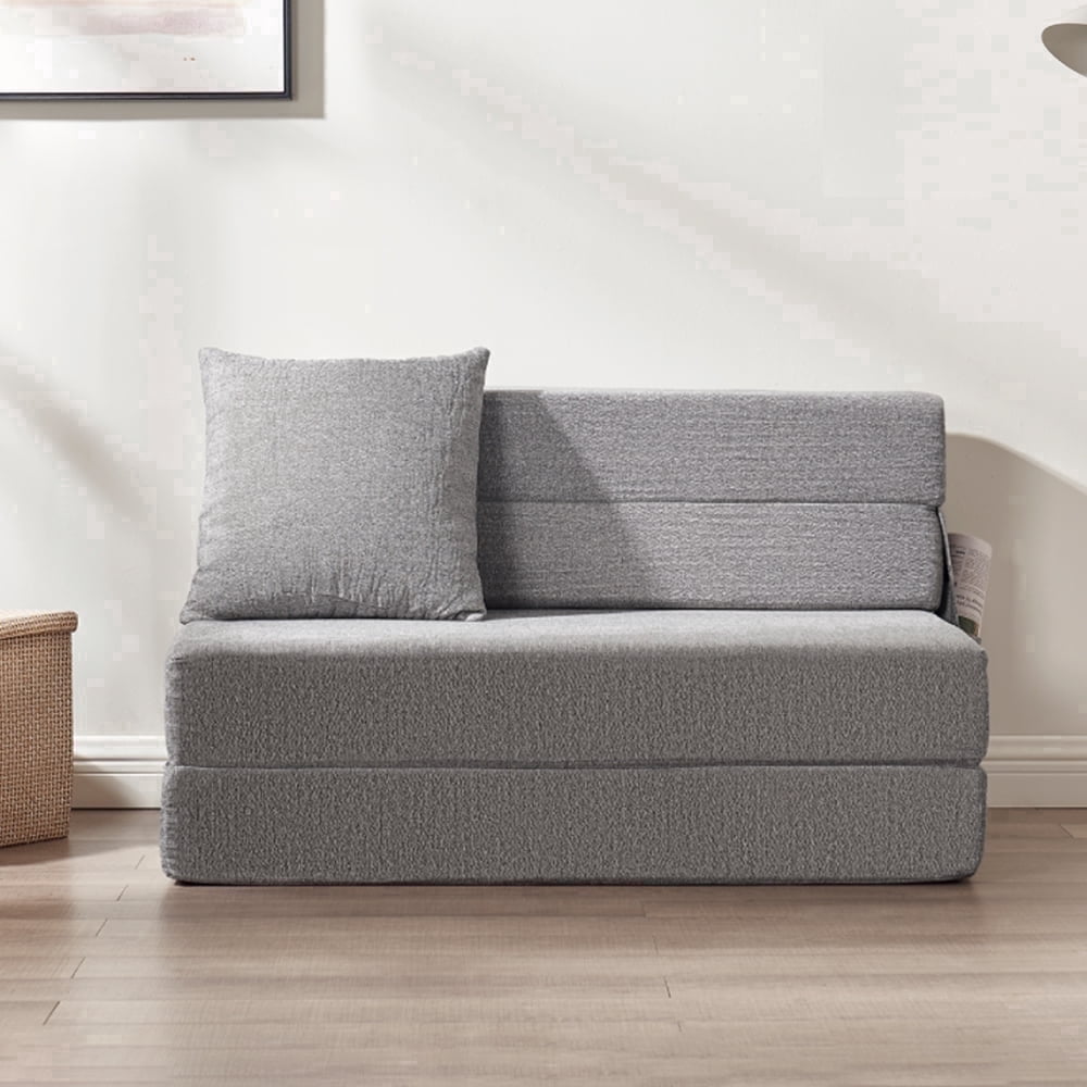 Z-HOM Folding Sofa Bed, Adjustable 6 Inch Floor Couch with Memory