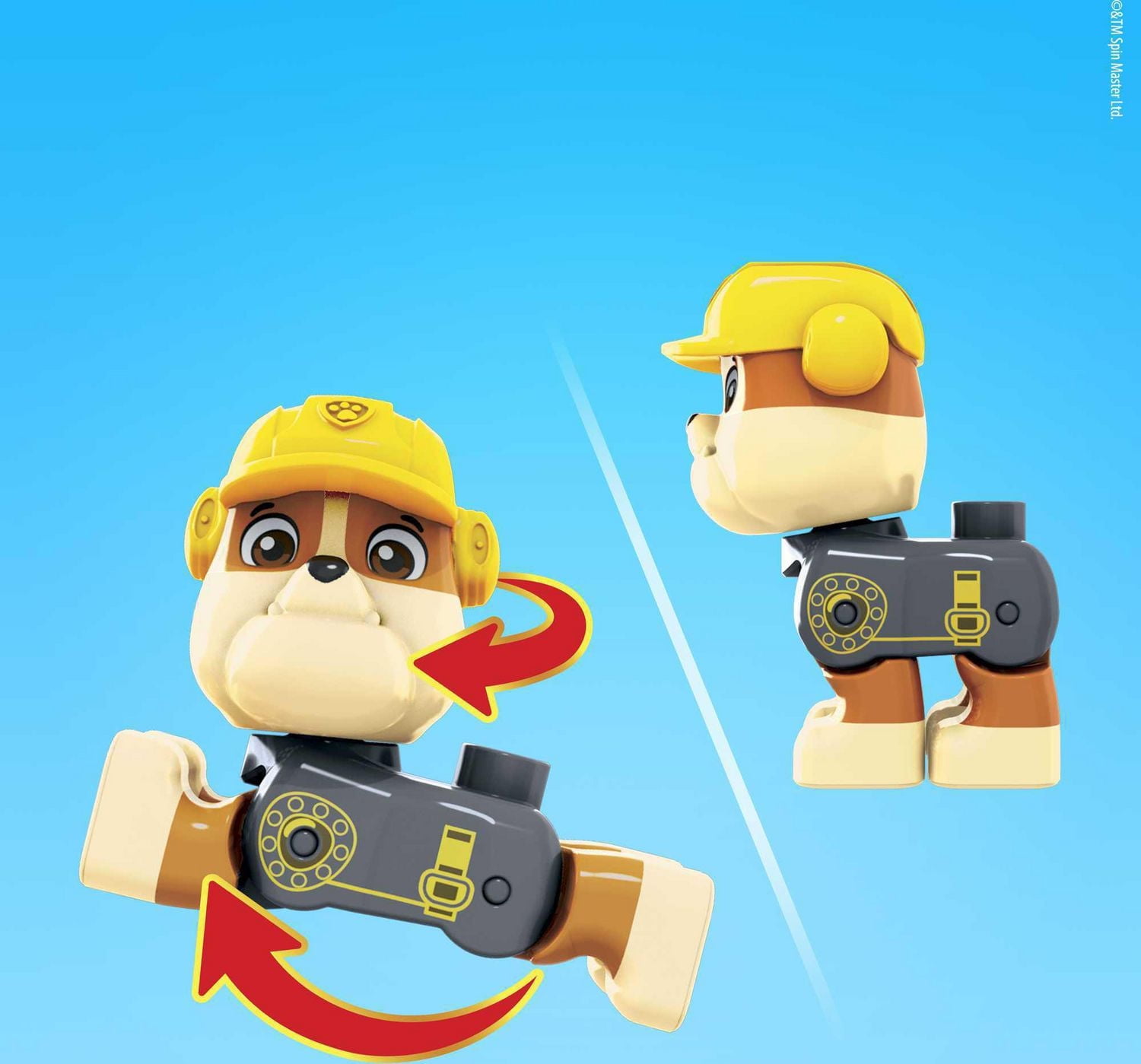 La Pat’ Patrouille L’Engin de Construction de Ruben - 16 blocs