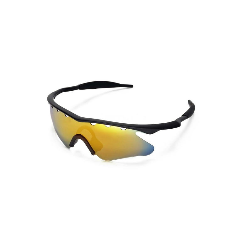 Walleva 24K Gold Polarized Vented Replacement Lenses for Oakley