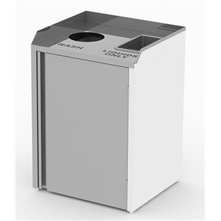 Lakeside 3320 Waste And Recyling Stations Stainless Steel