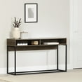 thumbnail image 2 of Console Table Mezzy Brown Walnut South Shore, 2 of 11