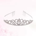 thumbnail image 6 of 2 Count Hair Jewelry Women Accessories Shiny Crown Miss Bride, 6 of 8