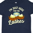 thumbnail image 4 of Inktastic Hanukkah Funny Here for Latkes Boys or Girls Toddler T-Shirt, 4 of 5