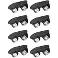 thumbnail image 1 of LIFKOME 8Pcs Mini Wheels Black ABS for Easy Moving on Cleaning tasks, 1 of 8