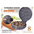 thumbnail image 2 of Multi-functional Electric Breakfast Maker - Donut, Waffle & Cake Baking Machine with Non-stick ,Easy to Operate, 2 of 5