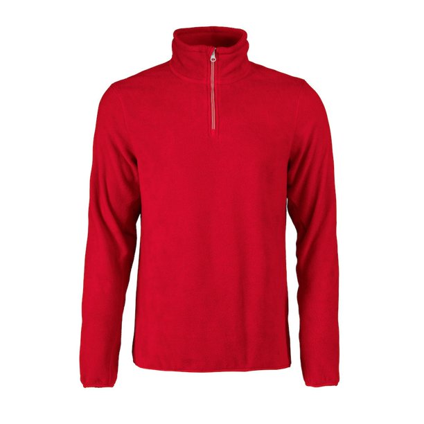 Printer RED - Jersey Frontflip de Polar para Hombre (Rojo)