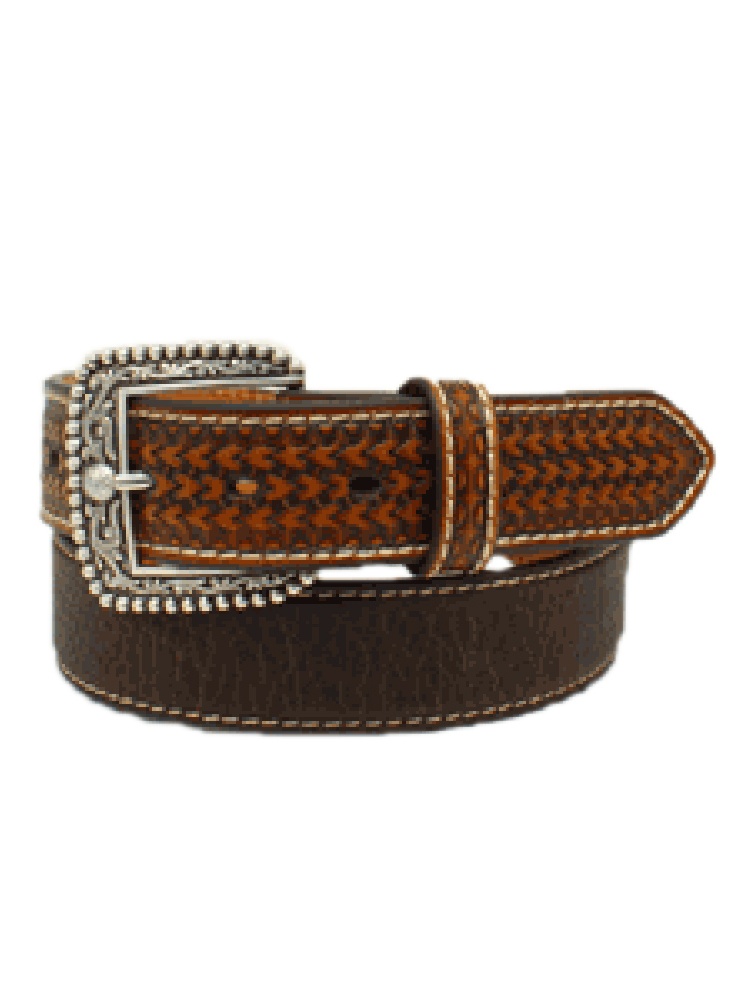 Ariat A102860232 Mens Heavy Stitched Basketweave Belt, Size 32