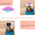 thumbnail image 3 of Rainbow Cloud Push Bubble Sensory Toys Portable Anti-stress Squeeze Toys Ndcxsfigh Nuevos Originales, 3 of 8