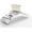 Clear with Gold Hook, variant on DEILSY White Hangers 50 Pack - Thin slim Space Saving, Plastic Hangers, Non Velvet Plastic hanger for Closet Organization Hanger for clothes adult