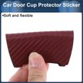 thumbnail image 3 of Unique Bargains 3D Car Door Handle Scratch Protector, 90x100mm Car Door Handle Protective Film Wine Red, 4 Pcs, 3 of 6