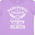 thumbnail image 4 of Inktastic Handpicked for Earth by My Granny in Heaven with Angel Wings Boys or Girls Toddler T-Shirt, 4 of 5