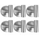 thumbnail image 1 of 6 ganchos para toallas de ducha con ventosa, soporte para batas de pared, resistente, sin taladro, ganchos de acero inoxidable impermeables Sus304 para dormitorio, baño, cocina, hotel y oficina (níque, 1 of 5