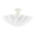 thumbnail image 2 of Gesso White Hadley Semi-Flush, 2 of 2