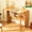wood, variant on Mid-Century Modern Folding Desk, 40 in Bamboo Computer Table for Home Office, Bedroom, and Studio Spaces (Brown)