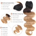 thumbnail image 4 of Extensiones de pelo con clip LUMIERE 1B/4/27 Ombre Body Wave, 120 g, 4 of 7