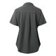 thumbnail image 5 of Camiseta de manga corta con bolsillo y botones para mujer: blusa holgada informal, versátil con vaqueros/leggings, para uso diario/vacaciones/deporte, 5 of 5
