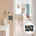 thumbnail image 7 of Yayeee Toggle Light Switch Wall Plate 3-Gang 6.37"x4.48" Decorative Outlet Cover, Green Floral Oranges, 7 of 7