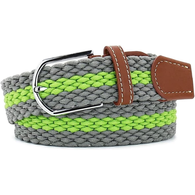 Multicolored Elastic Woven Golf Belts Casual Braided Stretch  display picture 1
