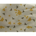 thumbnail image 4 of oneOone Georgette Viscose Fabric Honeycomb & Honey Bee Insect Print Sewing Fabric BTY 42 Inch Wide, 4 of 4
