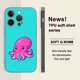 thumbnail image 1 of Mejore su experiencia con el iPhone: funda para teléfono plateada mate de doble capa con estampado de dibujos animados extravagantes para iPhone 15 Pro Max 14 13 12 Pro 11, 1 of 4