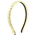 thumbnail image 2 of Girls Yellow and Green Two Pack Resin Chain Link Thin Headbands, 2 of 4
