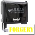 thumbnail image 1 of Large Self-Inking Forgery Stamp, Trodat Printy 4913, Press and Print Stamping, Impression Size 7/8" x 2-1/4", Up to 10,000 Impressions - Yellow Ink, 1 of 10