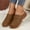 Brown#75, variant on Women's Fashion Casual Hollow-Out Slip-On Sandals – Simple Color Chunky Heel Slides for Everyday Wear,Plus Size
