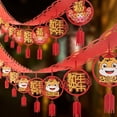 thumbnail image 3 of CNKOO Fu Character Hanging Swirl Sign Banner Party Backdrop New Year Props Decoration, 3 of 4