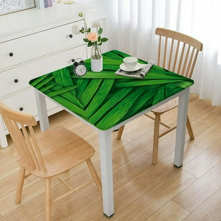 ARISTURING Palm Leaf Tablecover,Table Cloth, Hawaiian Party Decorations, Tropical Table Cloth, Jungle Tablecloth, Hawaiian Table Cloth, Luau Party Decorations 40*40