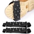 thumbnail image 3 of 7 Dientes Garras Hielo para Nieve Crampones Ajustables Zapato Antideslizante Picos, 3 of 3