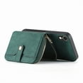 thumbnail image 2 of for iPhone XR Wallet Case, Crossbody Phone Purse with Card Holder for Women, Zipper PU Leather Carrying Cover Gift with Shoulder Strap Kickstand Anti-drop for iPhone XR - Green, 2 of 10