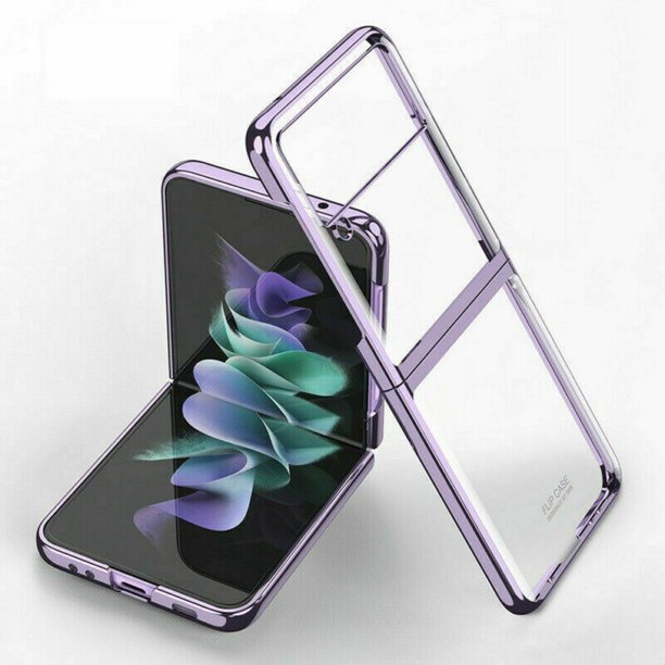 Electroplate Clear Shockproof Phone Case Cover For Samsung Galaxy Z Flip 3 Case Purple Walmart Com Electroplate Clear Shockproof Phone Case Cover For Samsung Galaxy Z Flip 3 Case Purple Walmart Com