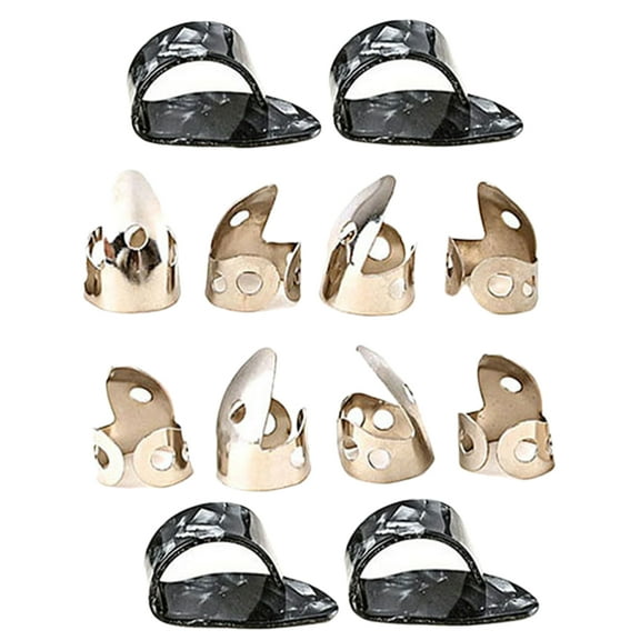 12 Pcs Thumb Finger Picks for Banjo Guitar