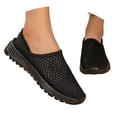 thumbnail image 4 of CAIXAI Women's Walking Shoes Orthopedic Shoes for Women Classic Mesh Knitted Woven Women Sock Sneakers Non- Sole Arch Support Mary Jane Flats Women Hands-Free Walking Tennis Shoes, 4 of 6