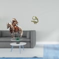 thumbnail image 2 of Adorno De Caballero Acrílico Para Centro De Mesa, Decoración De Escritorio Impermeable Con Base, Estatua China De Latón, Mini Figura De Mascota De Té, Bonita Decoración Para El Hogar,, 2 of 8