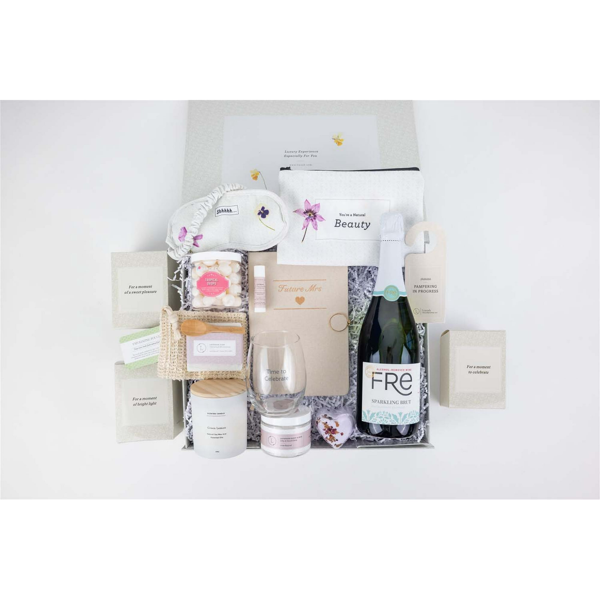 Bride to Be Gift Box – Bridal Shower Gift Basket & Pampering Spa Set for the Future Mrs.